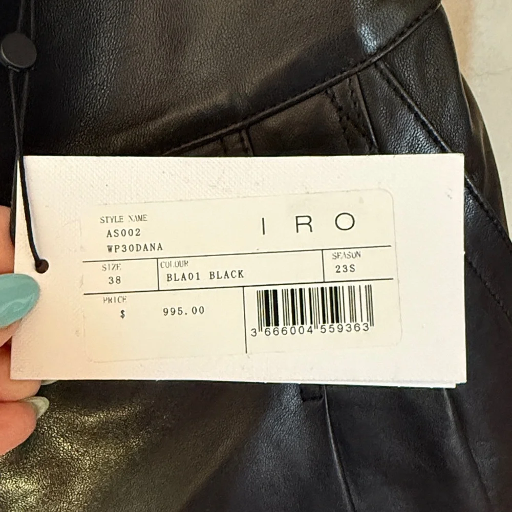 IRO leather shorts - Picture 2 of 10